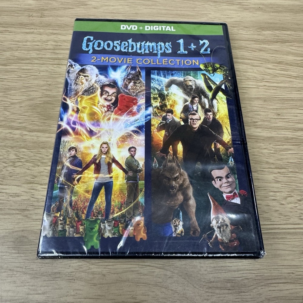 New Goosebumps 1 & 2 (DVD) 2-MOVIE Collection Brand New Sealed